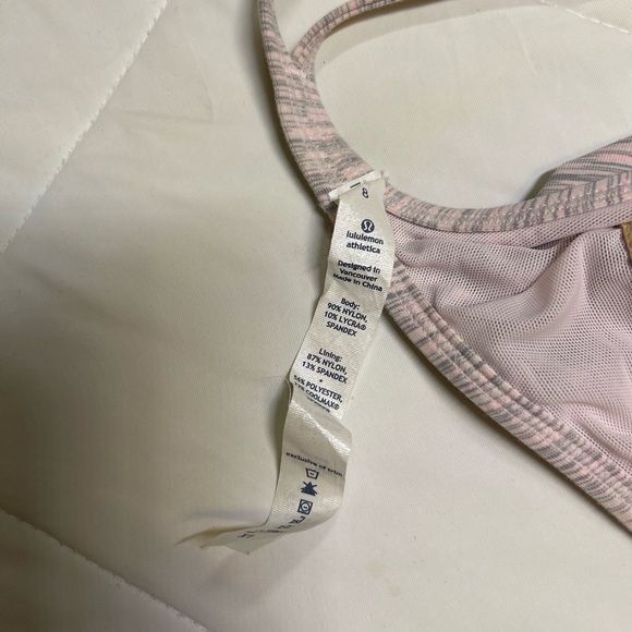 lululemon athletica Pink Heathered Power Y tank - Picture 4 of 5